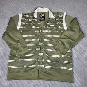 Ecko Jacket Mens 2XL XXL Green Unltd Track Full Zip Coat NWOT
